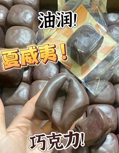 新品Hachimi巧克力夏威夷面包慢回弹玩具湿软手感仿真食物解压