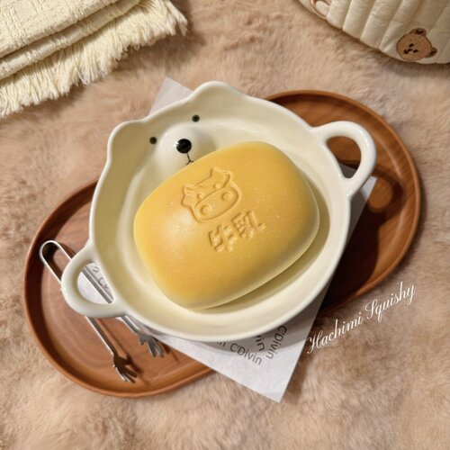 hachimi湿软慢回弹新款牛乳面包手感湿软粘手橡皮泥上班解压包邮