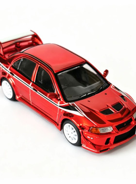 拓意1/64三菱EVO6.5TME2026北京HEC模型展限定款合金汽车模型摆件