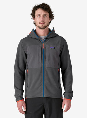 Patagonia巴塔哥尼亚2025秋冬男款耐磨保暖连帽抓绒衣R2 TechFace