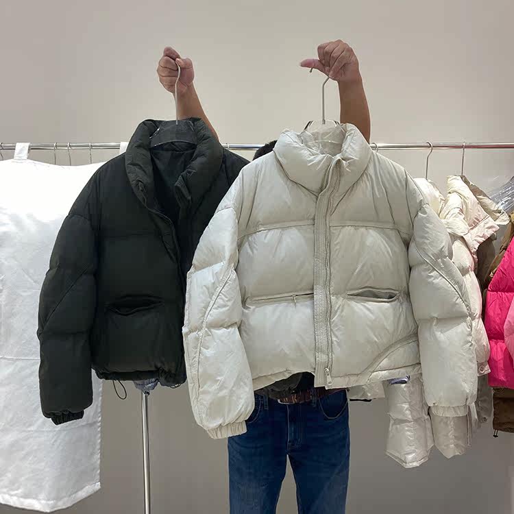 2024反季羽绒服女品牌东大门爆款面包服秋冬多巴胺穿搭短款外套潮