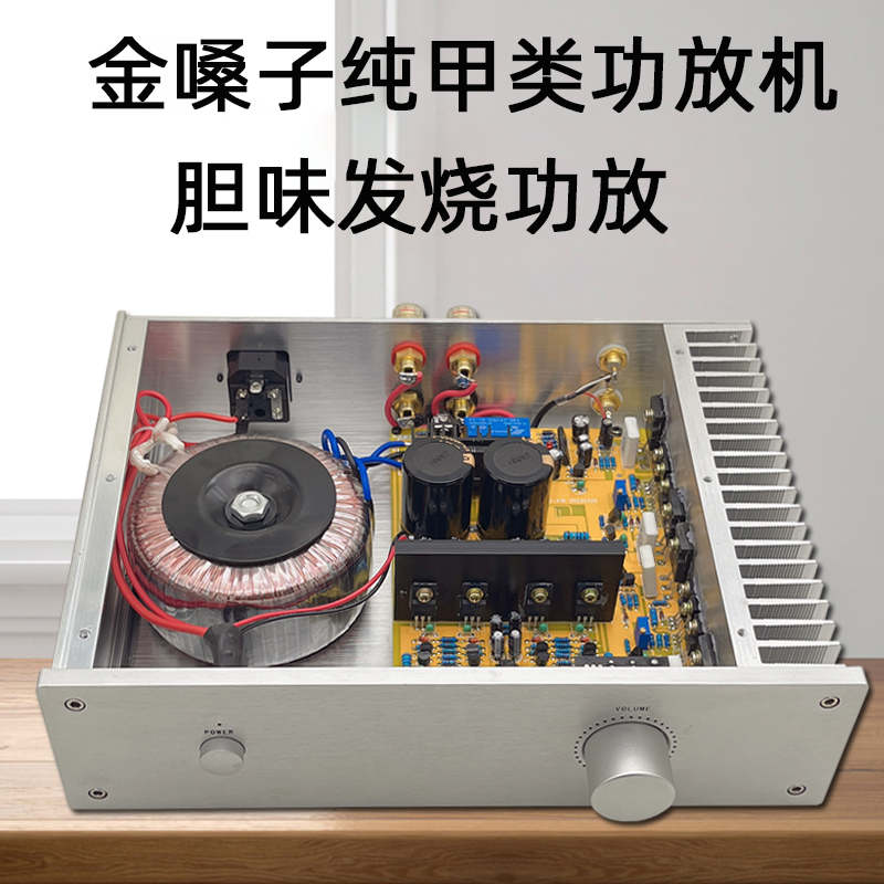 纯甲类发烧功放机仿金嗓子E550高保真纯后级场效应管HIF桌面家用