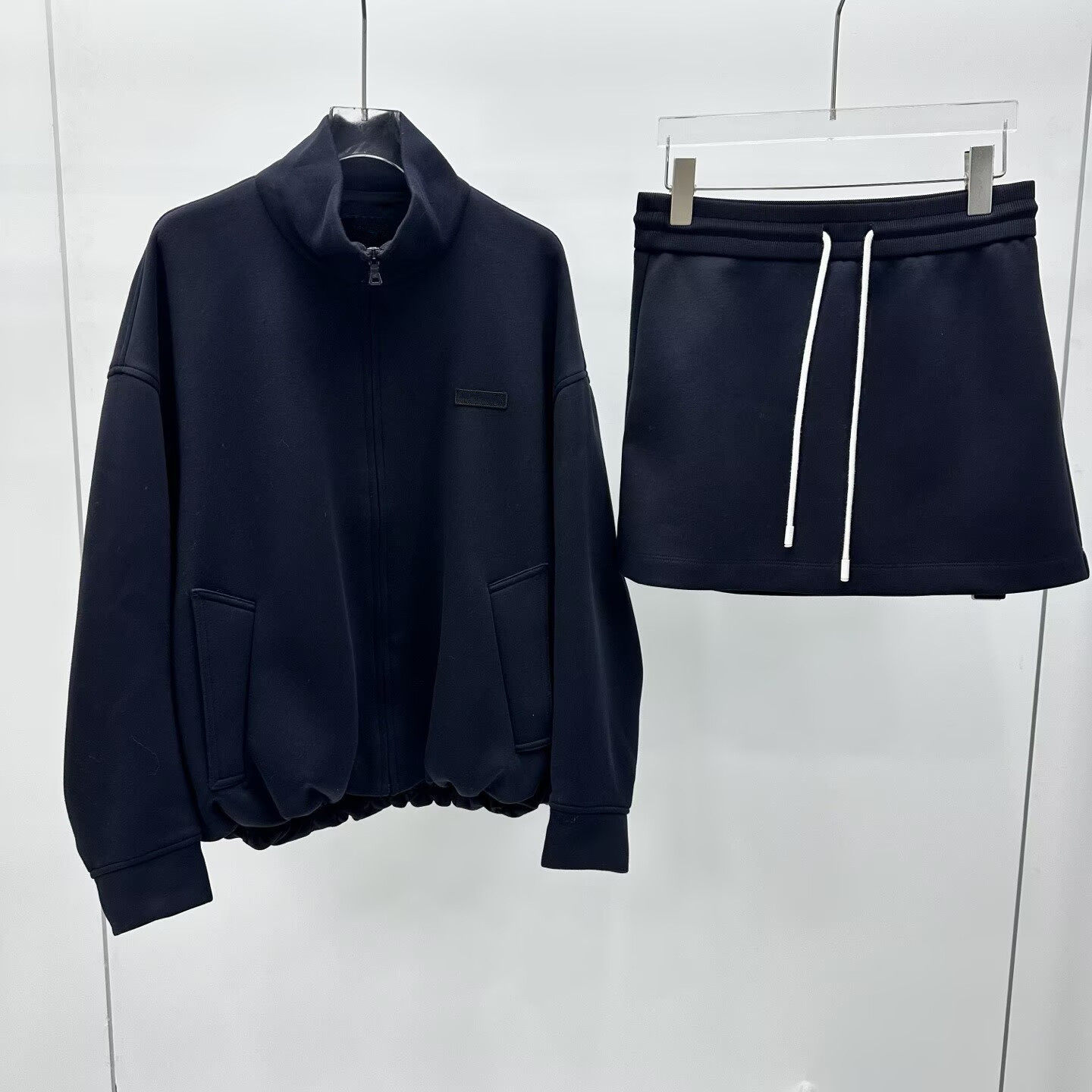 商场同款2026春季新款蓝色时尚宽松外套短款半身裙女套装BR351163,女装/女士精品,时尚套装,淘宝优惠券,粉丝福利购,淘宝优惠卷