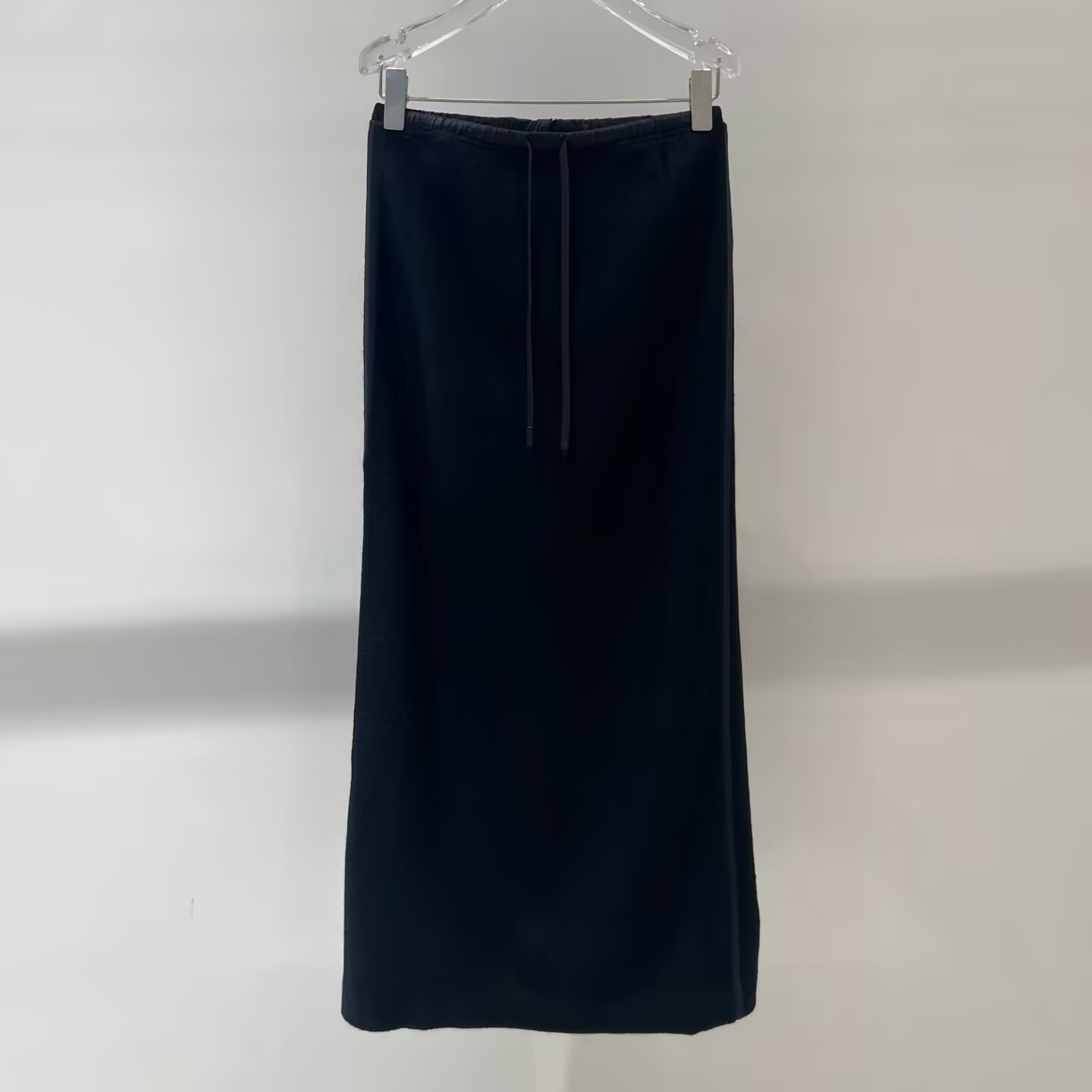 商场同款2025秋新时尚中长款黑色高腰开叉半身裙女AR353012-1380