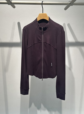 商场同款2025年秋季新款时尚立领长袖短款卫衣外套女AC604113-789