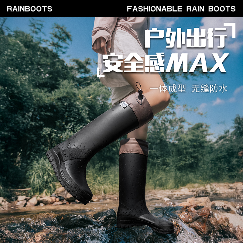 回力雨鞋男女款户外雨林徒步情侣