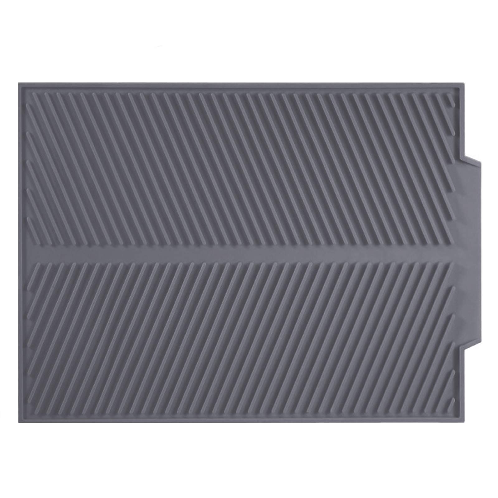 加大厨房柜台排水硅胶厨房沥水垫