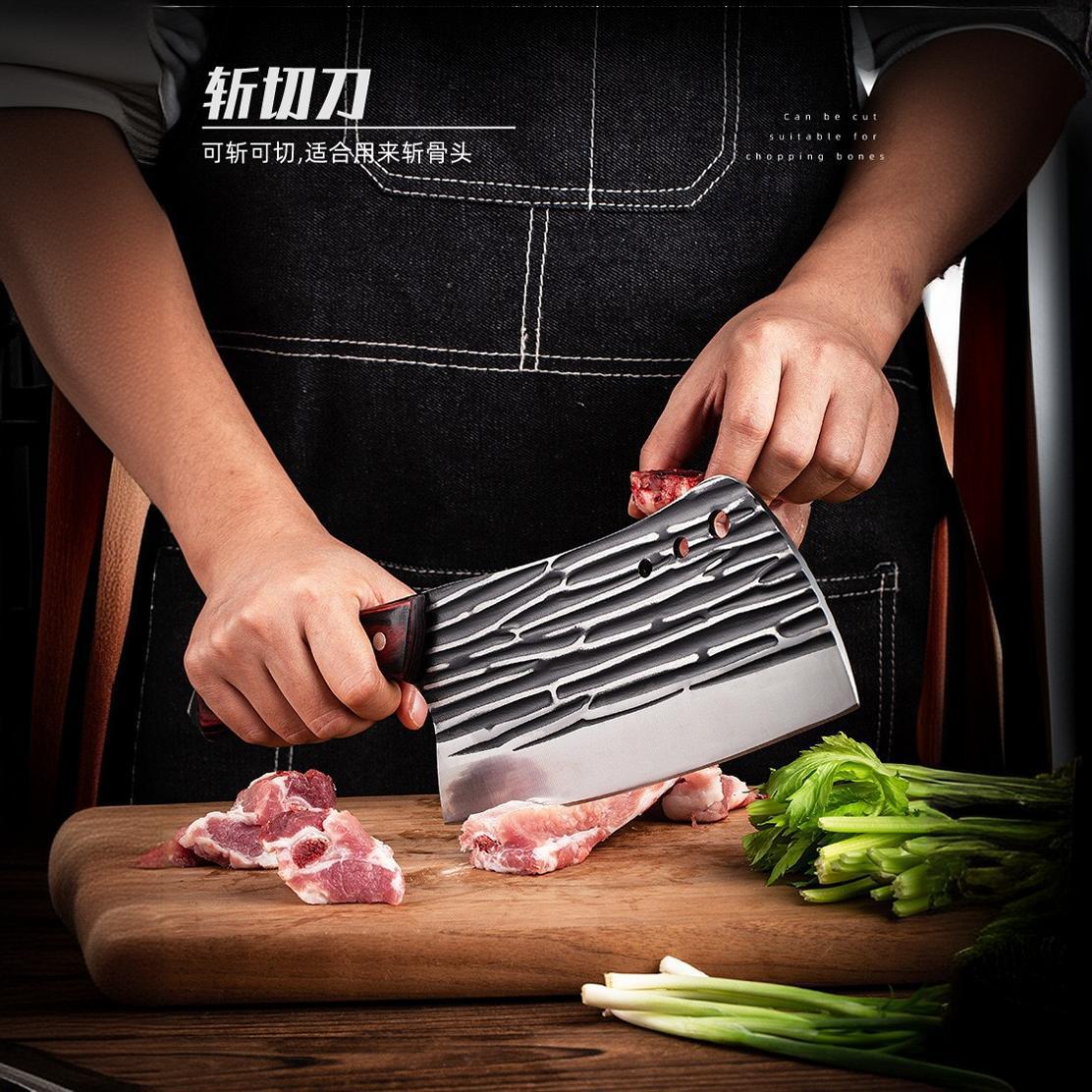 40Cr13斩切两件套锻打发黑