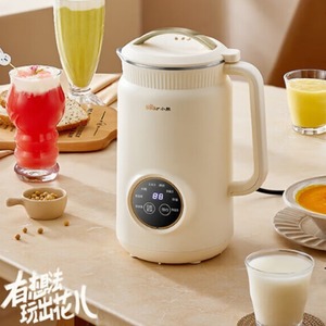 小熊豆浆机DJJ-D06W5迷你破壁机1L免过滤  家用小型米糊机 多功能
