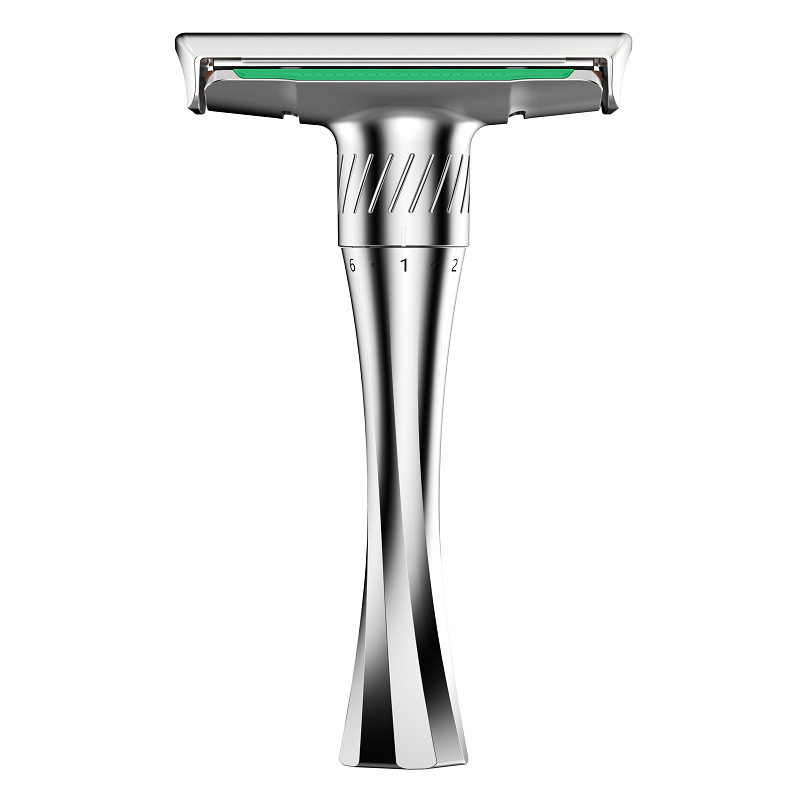 名士新款剃须刀刮须男士可调锋利度水洗不锈2000sa双面刀架