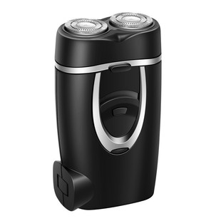 跨境新款 直充双头剃须刀黑色大气双头独立浮动刮毛刀 男士