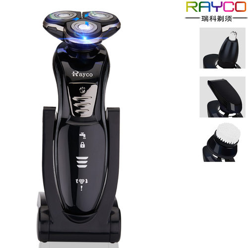 瑞科4D电动剃须刀充电式全身水洗智能刮胡刀多功能胡须刀