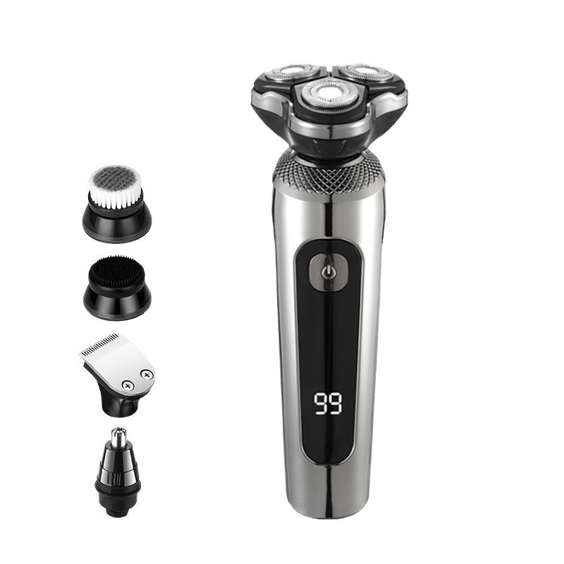 凌科900数显三合一版电动调节剃须刀电量显示刮胡刀