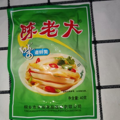 陈老大去皮榨菜丝香嫩浙江