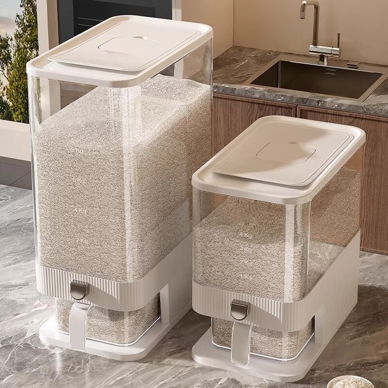 日本进口米桶家用防虫防潮密封装米缸大米储存容器米箱米粮收纳盒