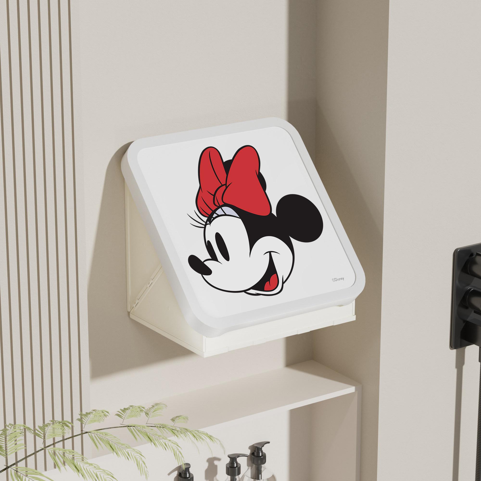 壁画收纳箱浴室卫生间洗澡放衣服防水神器免打孔折叠储物柜置物架