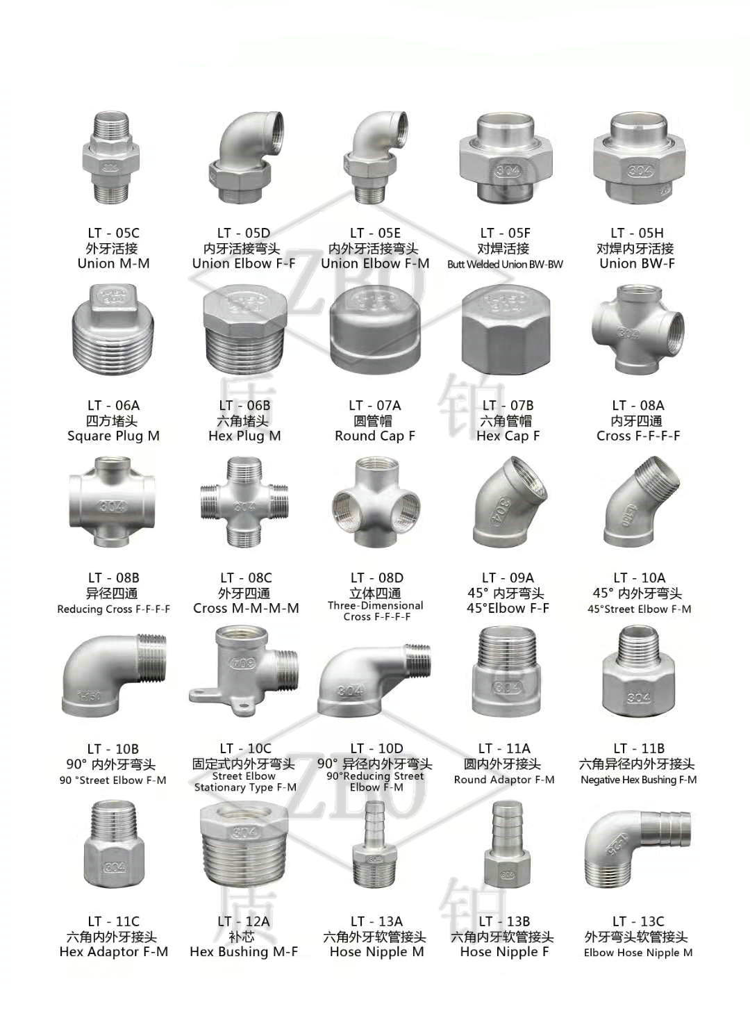 客户非标宝塔弯头三通内丝外阀门