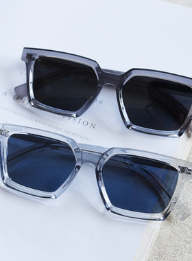 ZT007欧美风跨境复古小方框偏光太阳眼镜潮男女时尚街拍墨镜丙酸