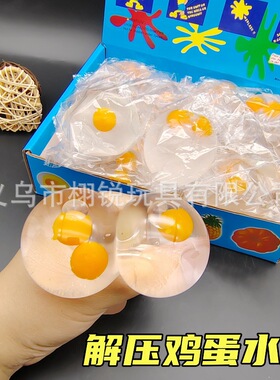 跨境发泄鸡蛋仿真鸡蛋TPR捏捏乐发泄玩具恶搞解压神器新奇特趣玩