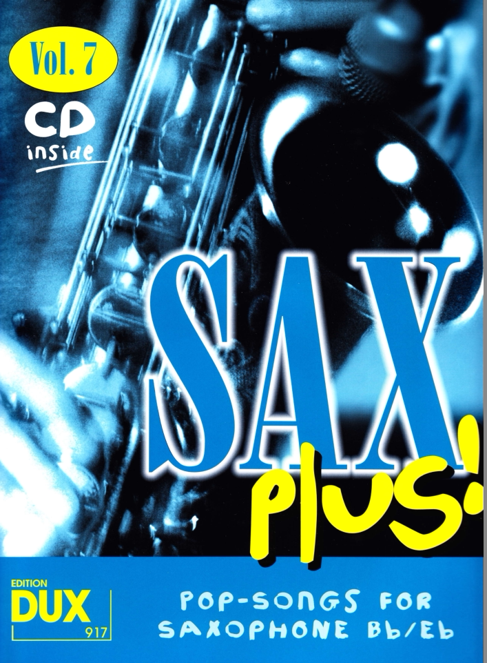 sax plus流行爵士萨克斯乐谱全7套pdf 示范伴奏中音次中音萨克斯