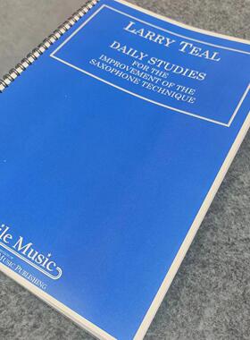 线圈本拉里蒂尔LARRY TEAL每日萨克斯练习乐谱 送相关演奏艺术1本