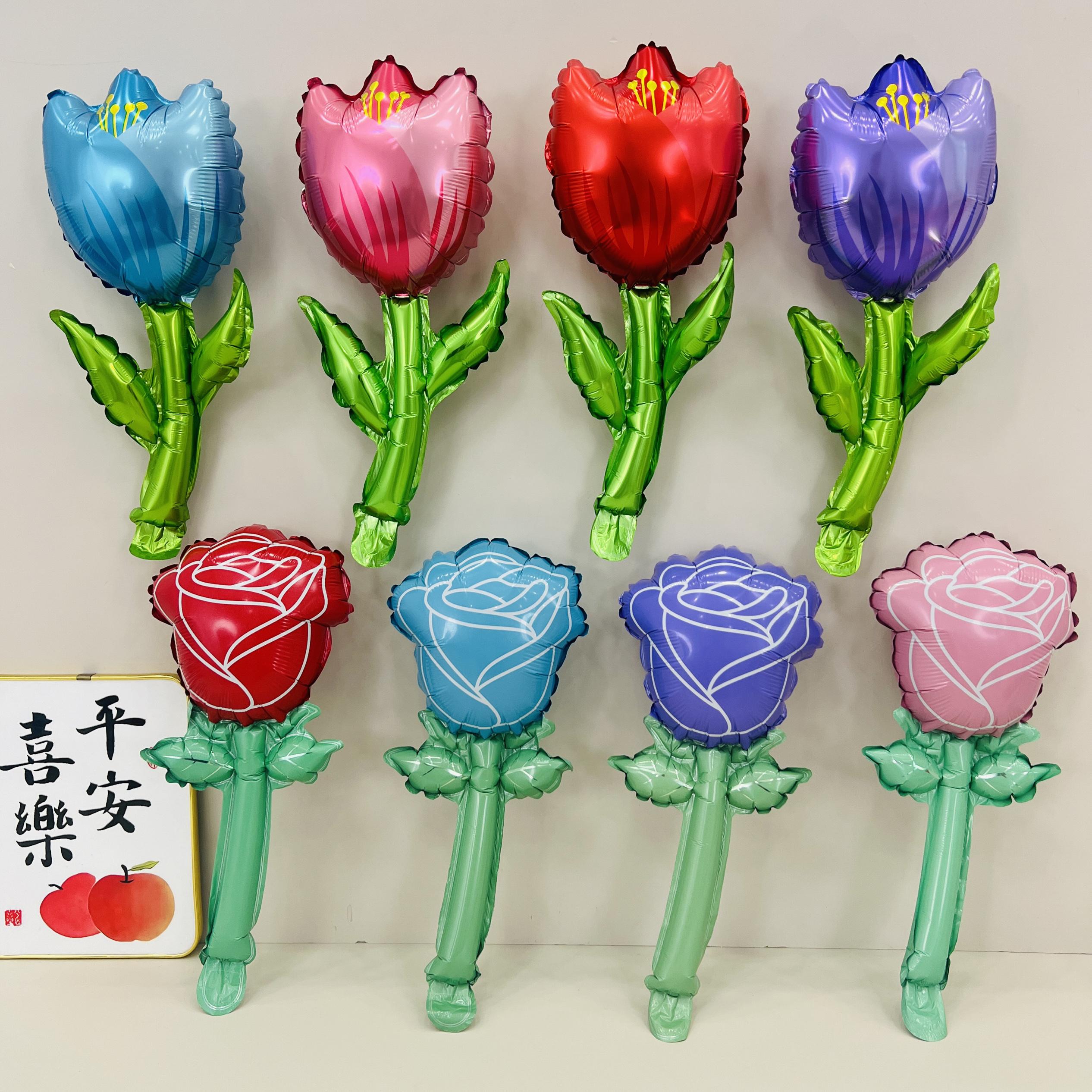 花朵气球玫瑰花郁金香气球