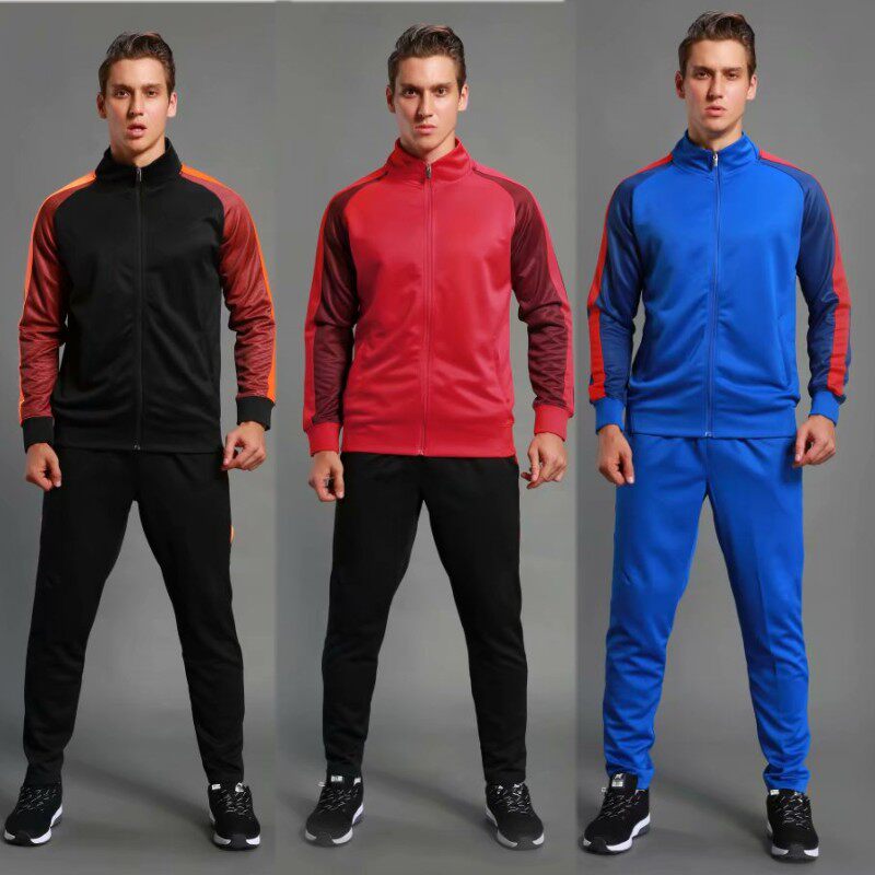 足球训练服套装男定制组队长袖冬季比赛队服定制儿童球衣出场服