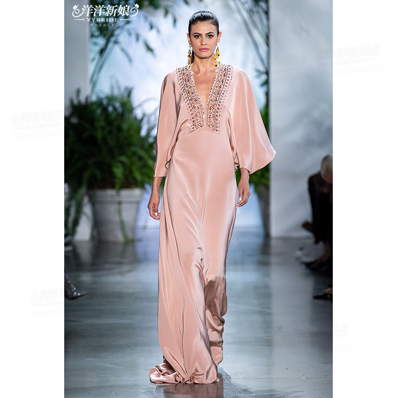 妈妈喜婆婆显瘦婚礼晚宴高级礼服