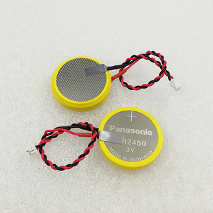 FX3U5U BATT三菱系统PLC 32BL CR2450带线3V纽扣电池APFX 松下原装