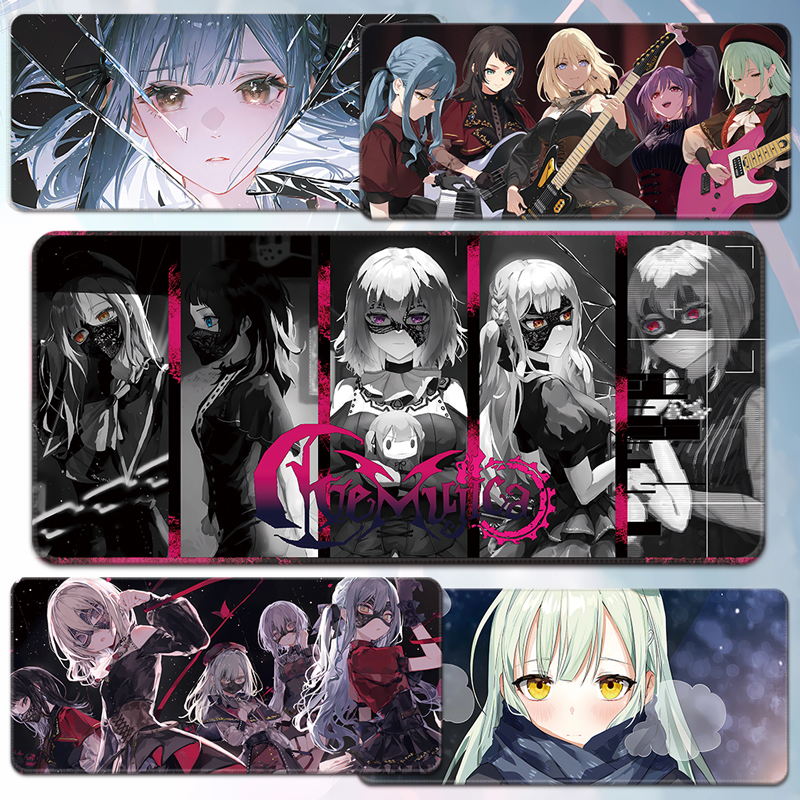 颂乐人偶鼠标垫电脑桌垫超大锁边