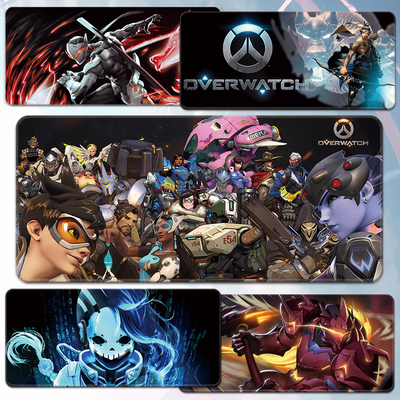 守望先锋鼠标垫OW桌垫加厚锁边大