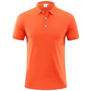 冰丝棉POLO衫定制t恤夏季定制印logo广告文化衫工衣厂服团队公司