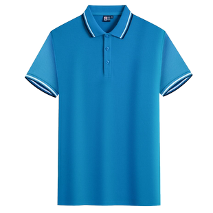 Polo衫定制工作服翻领T恤短袖团体文化广告衫聚会亲子印LOGO纯棉