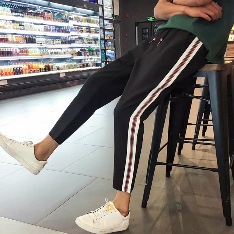 Ç^пîÔ˶¯¿ãÄÐÐÝÏоŷֿãѧÉúº«°æÐÞÉí³±Á÷С½Å¿ã9·Ö¹þÂ×ÎÀ¿ã