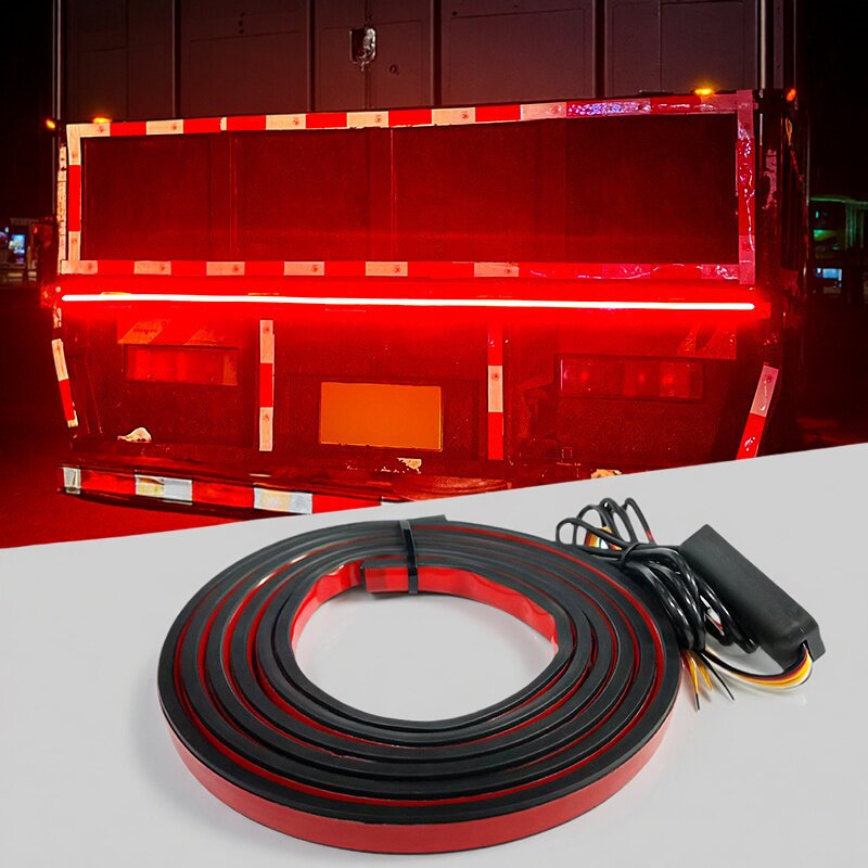 24V货车高亮刹车转向灯货车装饰灯LED欧卡尾灯防追尾流光闪烁红光,汽车零部件/养护/美容/维保,高位刹车灯,淘宝优惠券,粉丝福利购,淘宝优惠卷