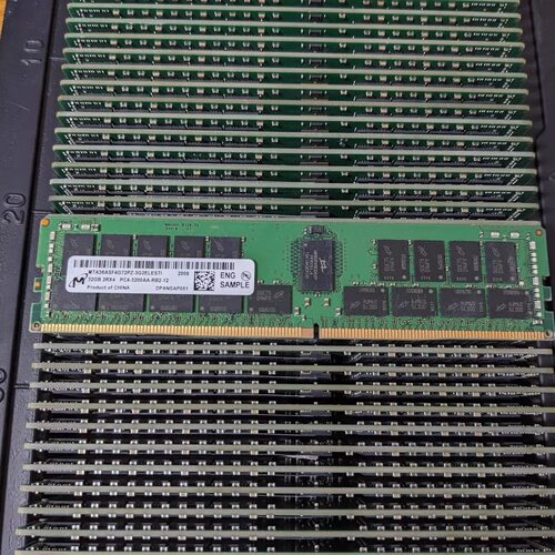 镁光 32G 2RX4 PC4-3200AA DDR4 3200 REG ECC服务器内存条 RDIMM
