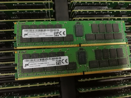 镁光 MTA36ASF4G72PZ-2G6D1QG 32G 2RX4 PC4-2666V DDR4 内存条