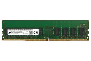 纯ECC内存条 UDIMM MTA9ASF1G72AZ PC4 2400 1RX8 2G3B1 MT镁光8G