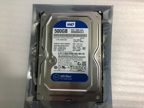 WD/西部数据 WD5000AZLX 500G 台式机机械硬盘7200转32M蓝盘SATA3