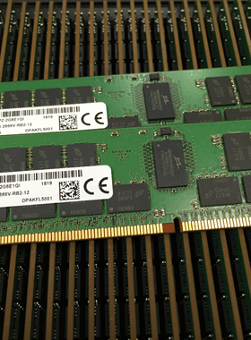 MT镁光32G 2RX4 PC4 2666V REG服务器内存MTA36ASF4G72PZ-2G6E1SG