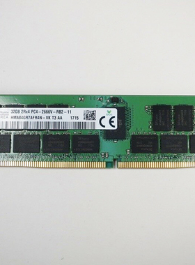 SK海力士32G 2RX4 PC4-2666V-R DDR4 服务器内存HMA84GR7JJR4N-VK