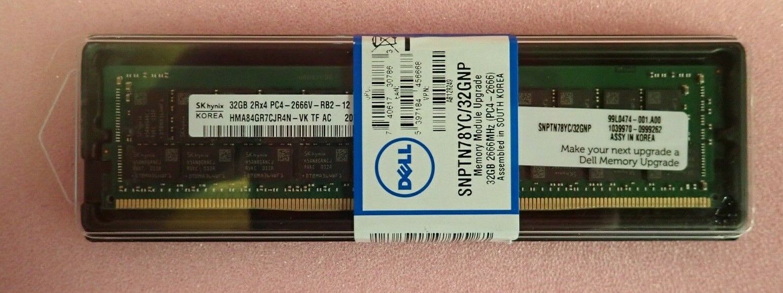 Dell/戴尔 A9781929 SNPTN78YC/32G 服务器内存 32GB 2666V REG