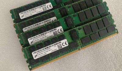 镁光 MTA36ASF4G72PZ-2G3D1QG 32G 2RX4 PC4-2400T DDR4 REG 内存