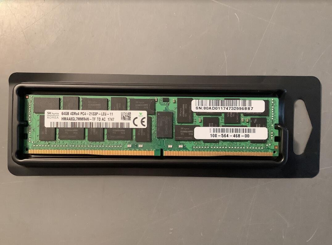 SK海力士64G 4DRX4 PC4-2133P-L DDR4服务器内存HMAA8GL7MMR4N-TF