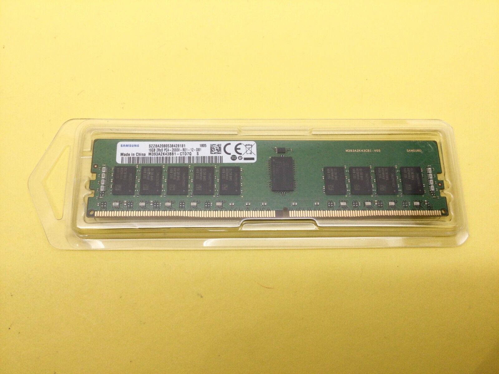 M393A4K40BB0-CPB三星 32G 2RX4 DDR4 2133P RECC 服务器内存条