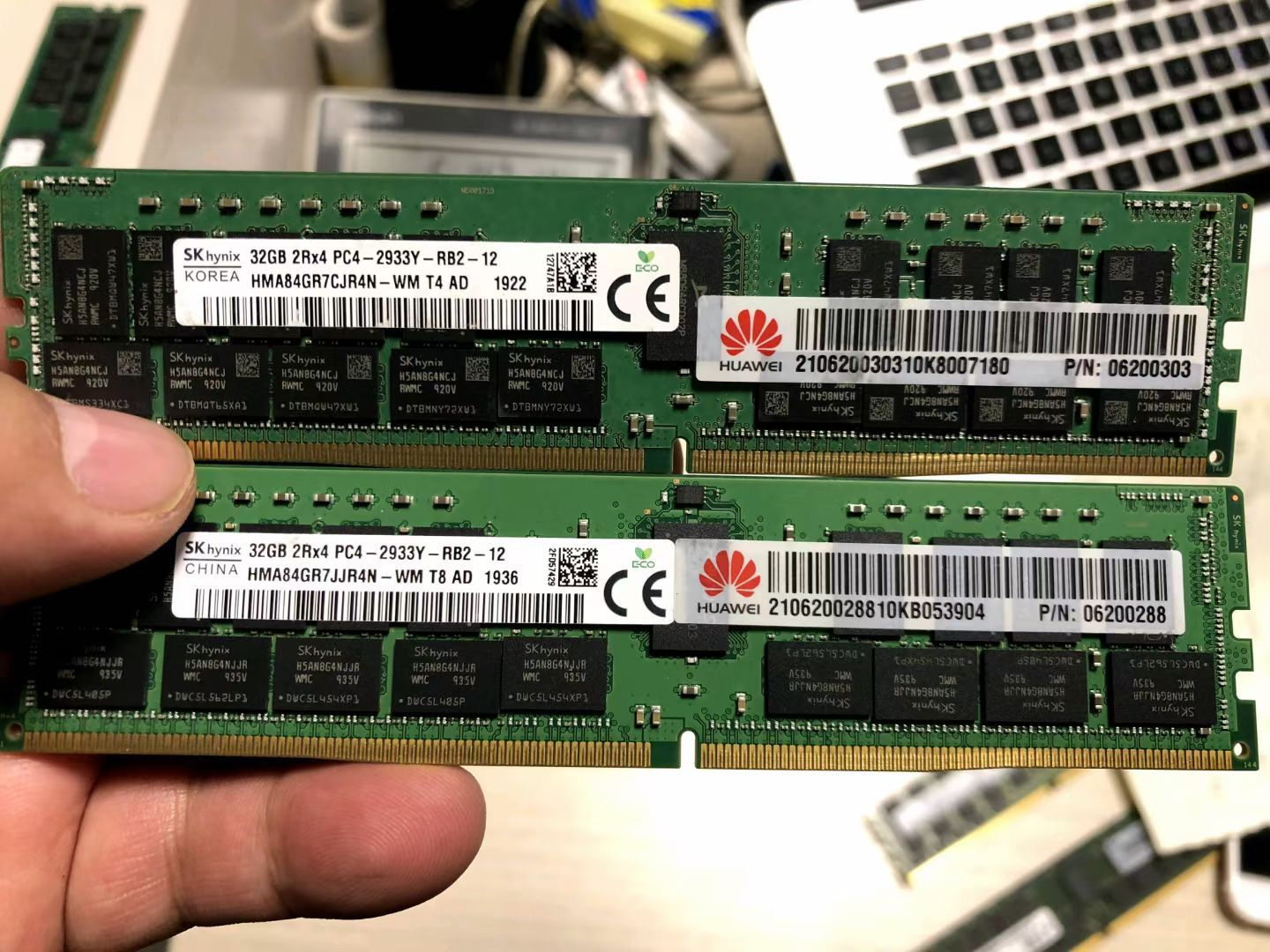 华为32G 2R&times;4 PC4-2933Y DDR4 PN:06200303 DDR4 2933服务器内存