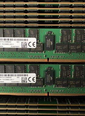 MT 镁光 64G 2S2RX4 PC4-2666V-RB2 MTA72ASS8G72PSZ-2S6G1QG内存
