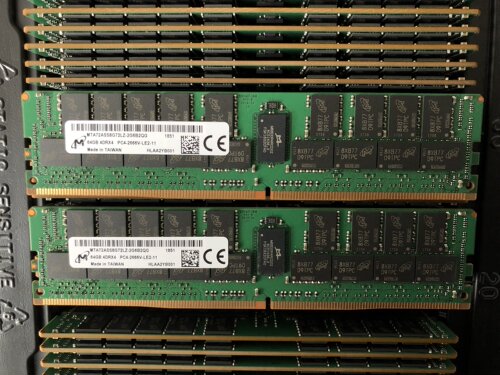 MT 镁光 64G 2S2RX4 PC4-2666V-RB2 MTA72ASS8G72PSZ-2S6G1QG内存