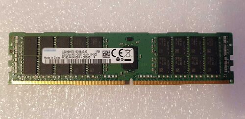 三星 M393A4K40BB1-CRC4Q 32G 2RX4 PC4-2400T DDR4 ECC REG 内存