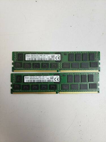 SK/海力士 16G 2RX4 PC4-2400T-R 服务器内存条 HMA42GR7AFR4N-UH